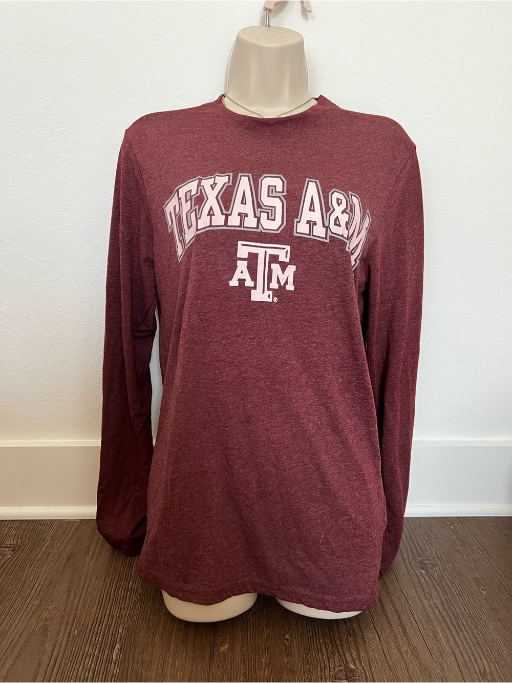 Champion Texas A&M Maroon Long Sleeve Tee
